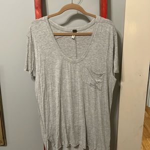 We the Free Grey loose top